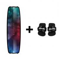 DIMENSION Valkyrie Twintip 2021 + Aqua Clamp Kötés szett