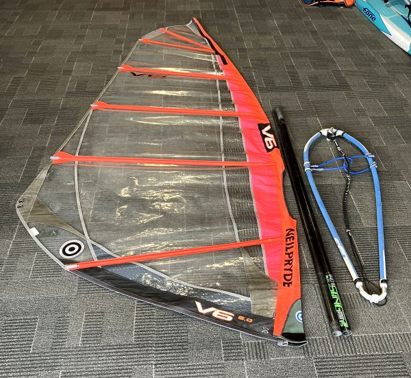 V6 6m2 windsurf rig