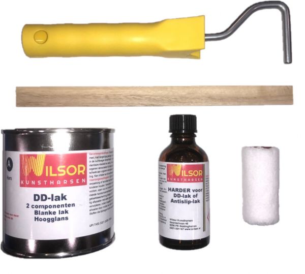 Anti-slip lak + Roller