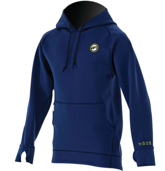 SUP Neoprene Hoodie 1.5mm L, XL blue/yellow