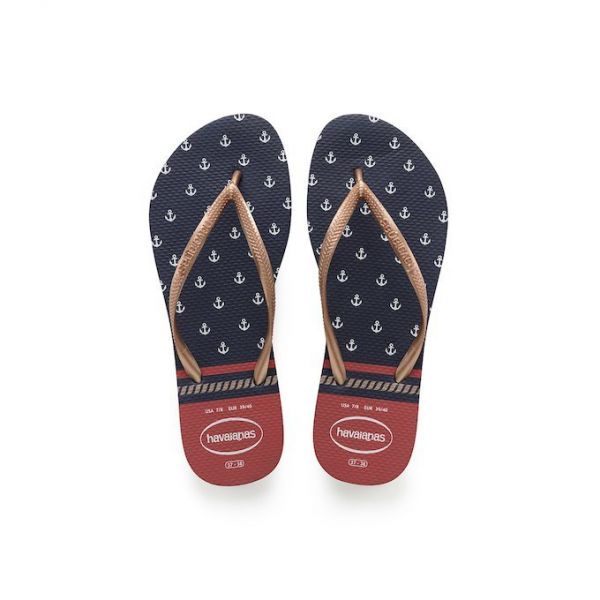 Nautical Blue/Red strandpapucs