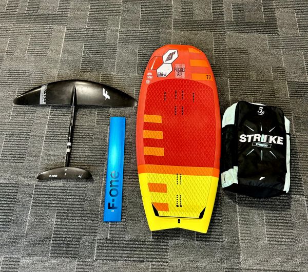 Pocket Air wing Foil Team Carbon 77L + Phantom Carbon 1480 + Strike V3 5.0