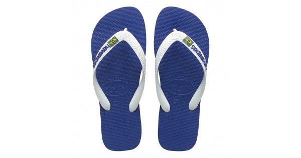 Brazil Logo Azul/Naval strandpapucs