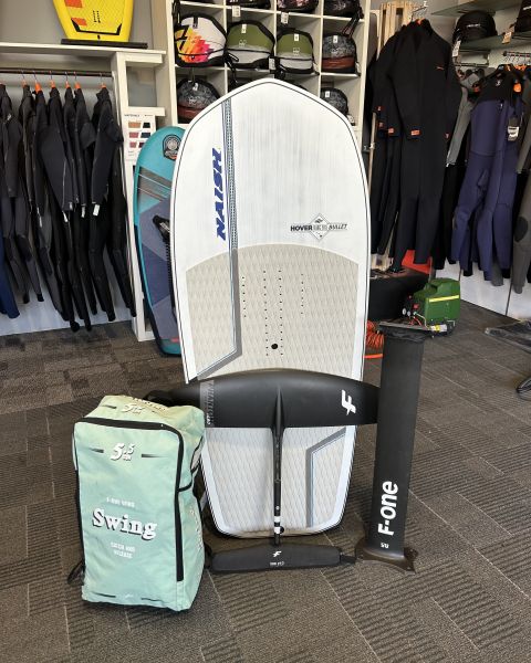 Swing V4 5.5 + Naish 85 + Phantom Carbon 1480