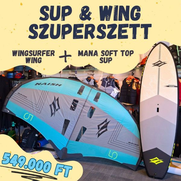 Mana Soft Top &amp; Wingsurfer Wing - SUP &amp; WING szett